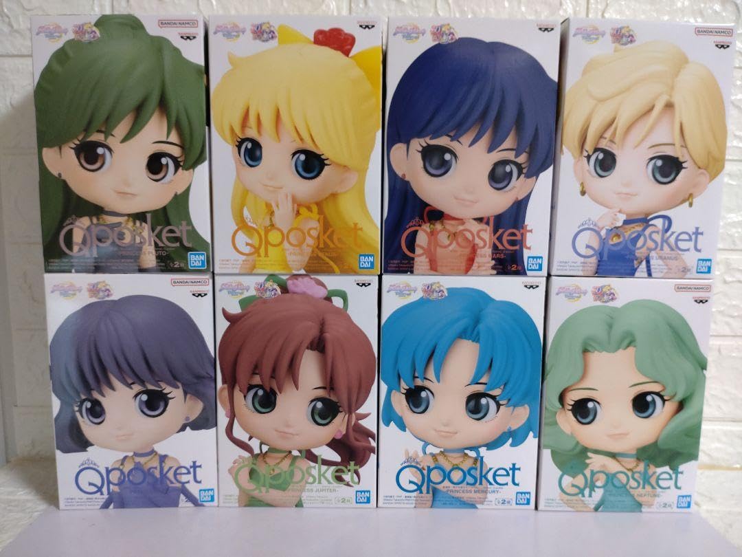 you　セーラームーン　Qposket フィギュアセット　Bカラー 美少女戦士セーラームーン Qposket フィギュア6体セット Bカラー